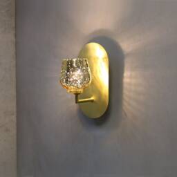 Ellipse Wall Lighting - Brass Lamp Vanity Light Fixture, Sconce, Lamp, , Small - thumbnail 3