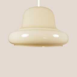 Magdalena Vintage Pendant Light Mcm Hanging Handcrafted Glass Lamp Retro Ceiling Fixture Yugoslavia Gold Brass - thumbnail 3