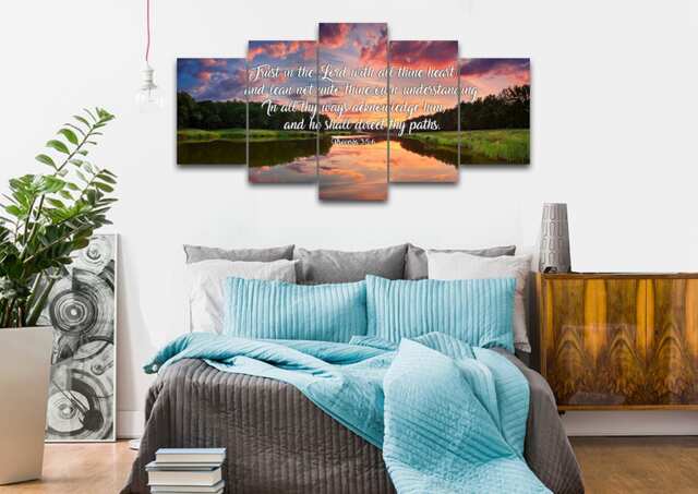 Proverbs 35-6 #6 Kjv Biblical Wall Art, Bible Quote Verse Prints, Christian Art Gifts, Religious Prints - image 1