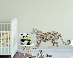 Leopards Wall Decals - Adorable Nursery Stickers For Jungle Themed Decor, Peel & Stick Safari Art - thumbnail 1