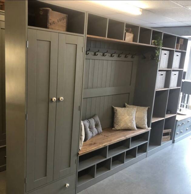 Boot Mud Room Flexible Utility Storage, Hall Cupboard, Bench - image 1