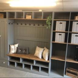Boot Mud Room Flexible Utility Storage, Hall Cupboard, Bench - thumbnail 4