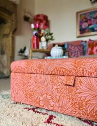 Coffee Table With Storage in Morris & Co Marigold - thumbnail 1