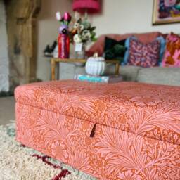 Coffee Table With Storage in Morris & Co Marigold - thumbnail 3