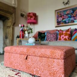 Coffee Table With Storage in Morris & Co Marigold - thumbnail 2