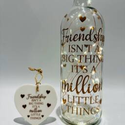 Birthday Gift, Friendship Light Up Bottle, Best Friend Gift For Her, 18Th Gift Girl, To Say Thank You, Milestone, Unique, Christmas - thumbnail 2