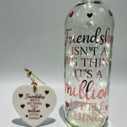 Birthday Gift, Friendship Light Up Bottle, Best Friend Gift For Her, 18Th Gift Girl, To Say Thank You, Milestone, Unique, Christmas - thumbnail 3