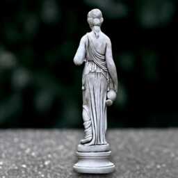stone Greek Goddess Sculpture Outdoor Woman Figurine Cement Lady Decoration Handmade Art Front Door Ornament Woman Lover Gift - thumbnail 4