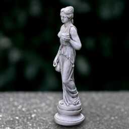 stone Greek Goddess Sculpture Outdoor Woman Figurine Cement Lady Decoration Handmade Art Front Door Ornament Woman Lover Gift - thumbnail 2