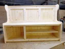 6Ft Wide Monks Bench, Storage Bench, Shoe Any Size Made.delivery Cost Shown On The 2nd Photo
