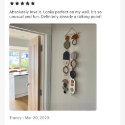 Handmade Geometric Wall Art - Mid-Century Modern Mobile - thumbnail 2