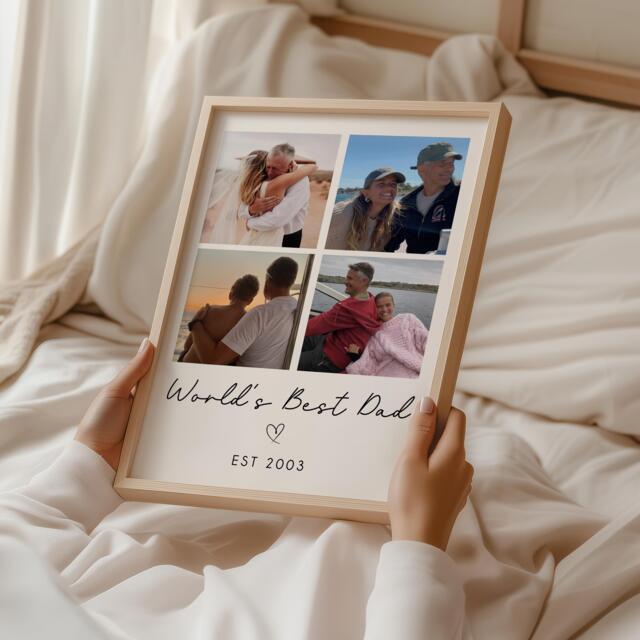 Personalised Father's Day Gift - Print Dad Print, Gift, Photo Gifts For Dad, Collage - image 1