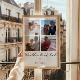 Personalised Father's Day Gift - Print Dad Print, Gift, Photo Gifts For Dad, Collage - thumbnail 3