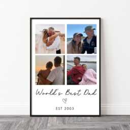 Personalised Father's Day Gift - Print Dad Print, Gift, Photo Gifts For Dad, Collage - thumbnail 2
