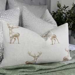 Rustic Stag Cushion Cover 12x20 - thumbnail 1