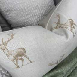 Rustic Stag Cushion Cover 12x20 - thumbnail 4