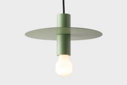 Elvin Ceiling Pendant Hanging Light Olive Green Kitchen Island Fixture Disc Lamp Shade