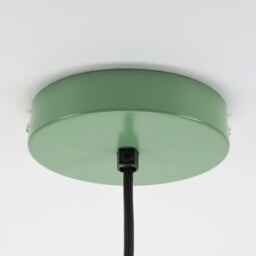 Elvin Ceiling Pendant Hanging Light Olive Green Kitchen Island Fixture Disc Lamp Shade - thumbnail 3