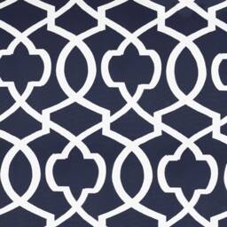 "Pair 25 Or 50"" Wide Premier Print Morrow Navy Curtains Panels Drapes 24 48 63 72 84 96 108 120"