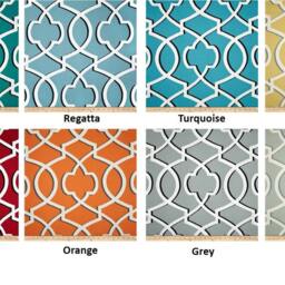 "Pair 25 Or 50"" Wide Premier Print Morrow Navy Curtains Panels Drapes 24 48 63 72 84 96 108 120" - thumbnail 2