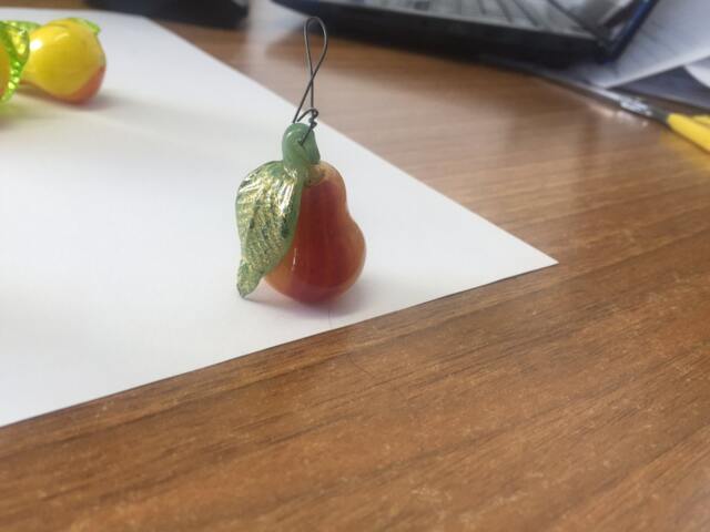 Fruit, Spare Parts in Murano Blown Glass For Chandeliers, Apples, Pears & Grapes - image 1