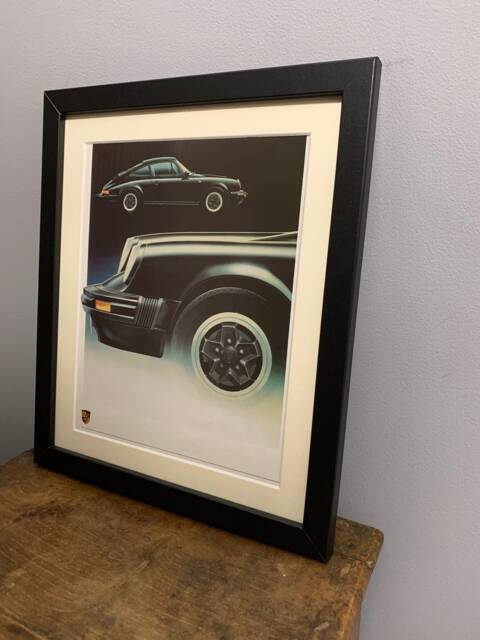 Porsche 911 1981 Framed Original Advertising Wall Art Print Poster, Christmas Or Birthday Gift, Home, Office, Man Cave - A67 - image 1