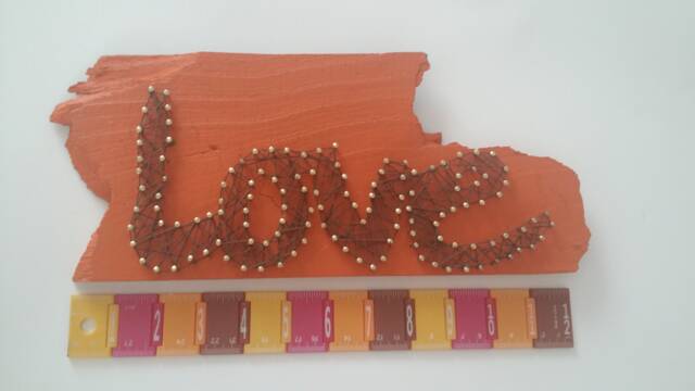 "string Art Wall Hanging ""Love" - image 1