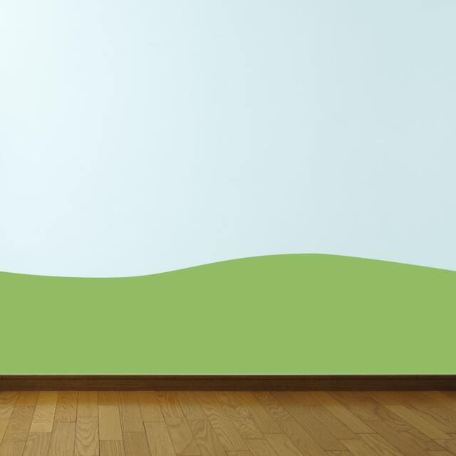 Green Hill Wall Decal - Backdrop Sticker - image 1