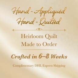 Made To Order Rustic Rainbow Reflections Quilt, Hand Applique Flower in The Window Slow Stitched Cotton Patchwork Bedspread - thumbnail 2