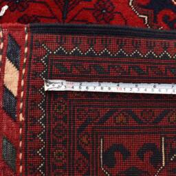 11.7 X 8.1 Ft, High Quality Handmade Afghan Khal Muhammadi Rug, Large Red Area Tribal Turkmen Carpet, Living Room Rug, Afghan Rug - thumbnail 4