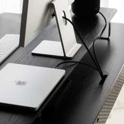 Solid Wood Standing Desk Bundle Oakywood Electric Adjustable Height - thumbnail 2
