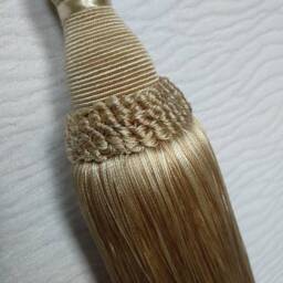 Brown Ivory Modern Tiebacks - Curtain Tie Backs.modern Tassel Hold Backs - thumbnail 4