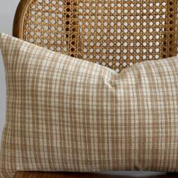 Brown Tribal Hemp Hand Woven Natural Dye Color Pillow Cover - thumbnail 2