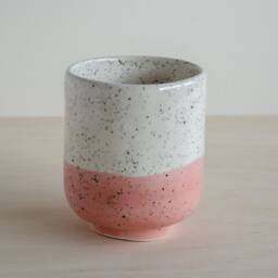 Plant Pot - Speckles Blush Pink Handmade Ceramics - thumbnail 2