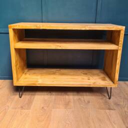 Vinyl Lp, Record Player, Tv Multi Use Storage Unit With 6 - thumbnail 4
