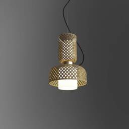 Handmade Woven Bamboo Pendant Lamp Minimalist Sustainable Lighting
