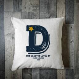 Personalised This Grandad Is Loved By Cushion Cover - Fathers Day Gift - thumbnail 2