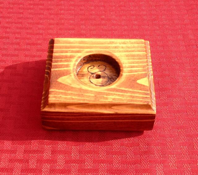 Troll Cross - Trollkors Salvaged Wood Tealight Viking Norse Votive Candle Holder Vikings Single Handmade - image 1