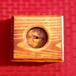 Troll Cross - Trollkors Salvaged Wood Tealight Viking Norse Votive Candle Holder Vikings Single Handmade - thumbnail 2