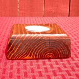 Troll Cross - Trollkors Salvaged Wood Tealight Viking Norse Votive Candle Holder Vikings Single Handmade - thumbnail 3