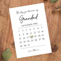 Personalised The Day You Became My Father Print, Custom Framed Wall Art, Gift For Dad, Daddy - thumbnail 3