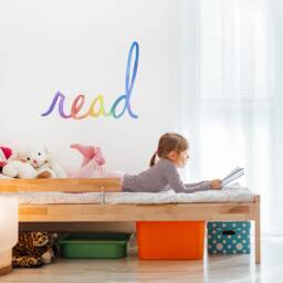 Read - Fabric Wall Decal Color Story Mej