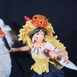 Princess Mononoke - 3D Print Figure - thumbnail 3