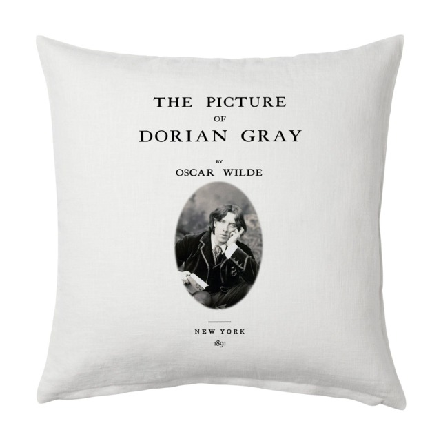The Picture Of Dorian Gray Pillow Cover, Book Pillow Cover. Throw Pillow, Cushion Oscar Wilde - image 1