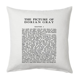 The Picture Of Dorian Gray Pillow Cover, Book Pillow Cover. Throw Pillow, Cushion Oscar Wilde - thumbnail 2