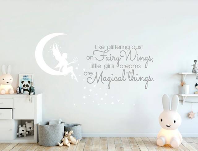 Fairy Wall Decal, Fairy Sticker, Decals Nursery Art, Bedroom Girls Room Decor, Baby Girl Nursery, Gifts For - image 1