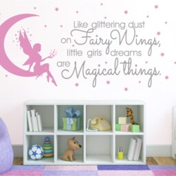 Fairy Wall Decal, Fairy Sticker, Decals Nursery Art, Bedroom Girls Room Decor, Baby Girl Nursery, Gifts For - thumbnail 3