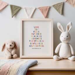 Fruit Of The Spirit Wall Art, Christian Home Decor - 211 - thumbnail 3