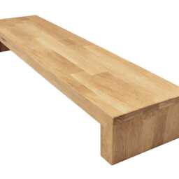 Wooden Bench 90x25x20, Oak Bench, Footrest, Step, Seat Stair Flower Table, Stand, Shelf, Stand - thumbnail 3