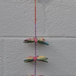 Indian Handmade Butterfly Mobile - thumbnail 2